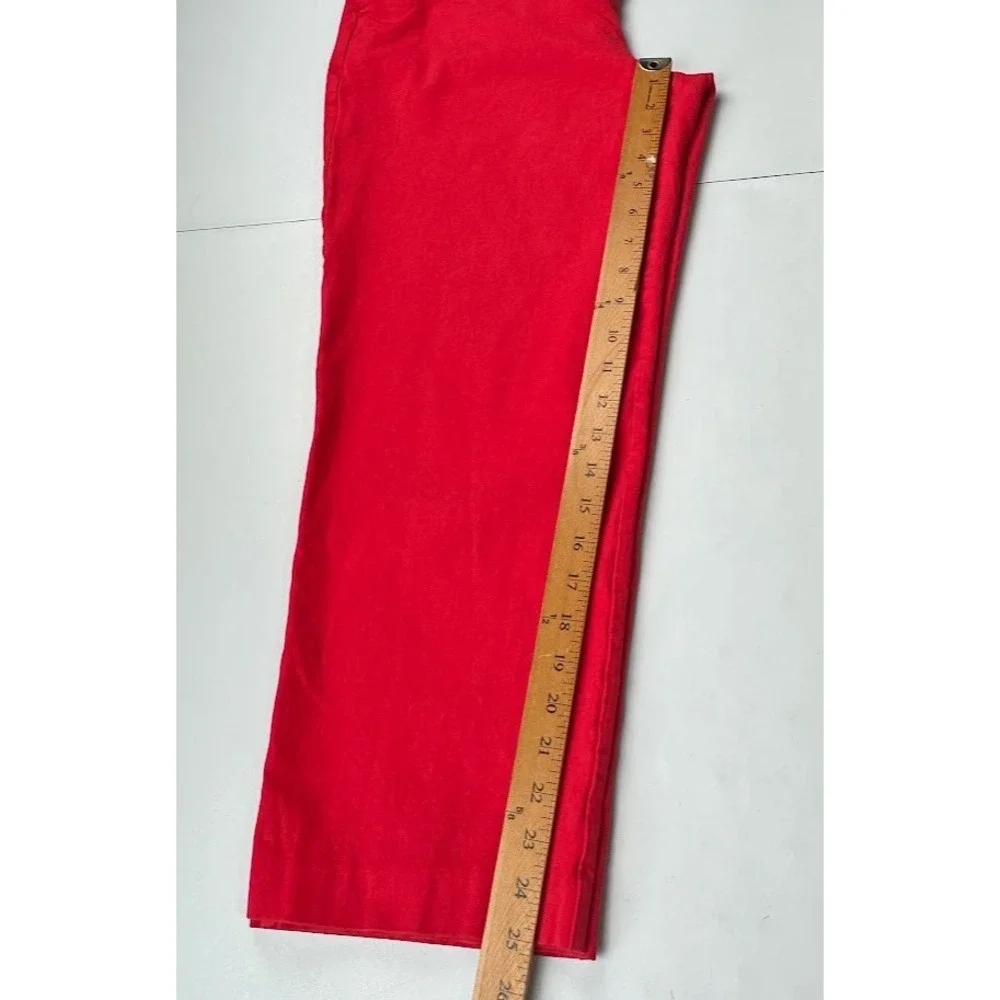 Boden Pants Womens 10R Pink Bi-stretch Tapered Ankle Trouser Stretch Career